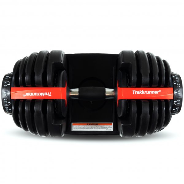 Justerbar hantel 2,5-24kg | 15 viktnivåer | Trekkrunner Justerbar hantel 2,5-24kg | 15 viktnivåer | Trekkrunner