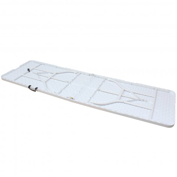Hopf�llbart bord | Extra l�ngt | 244x76cm | Vit