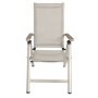 Svea positionsstol beige textilene med armstd i ek-aintwood
