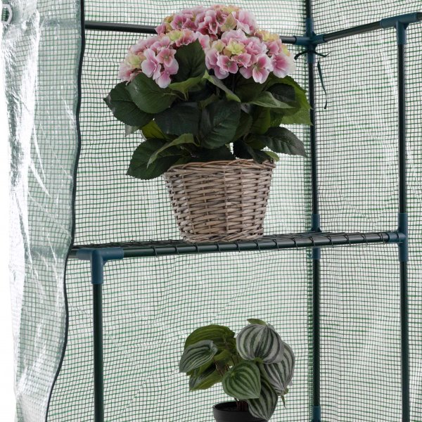 Litet plastväxthus 1m² | Stålram med PE-plastöverdrag Litet plastväxthus 1m² | Stålram med PE-plastöverdrag