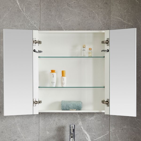 Spegelskåp badrum med LED-belysning Spegelskåp badrum med LED-belysning