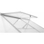 Klassiskt vxthus i aluminium 5,9 m | UV-skyddad kanalplast & bas ingr