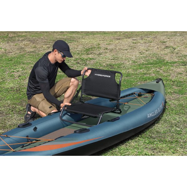 HydroForce Angler Elite Fiskekajak 380×99 cm | Fish ruler, ripstop & komplett set | Bestway (65197) HydroForce Angler Elite Fiskekajak 380×99 cm | Fish ruler, ripstop & komplett set | Bestway (65197)