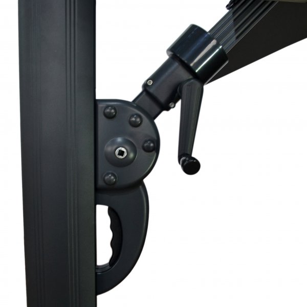 Premiumparasoll 3x3m | Fyrkantigt | Grå Premiumparasoll 3x3m | Fyrkantigt | Grå