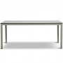 Underhllsfritt matbord i hgtryckslaminat och aluminium - 180cm