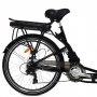 El-l�dcykel - 17Ah batteri - Svart tr�l�da
