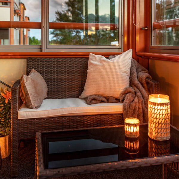 Lyxig soffgrupp för balkong | Lyfco Dalsjö Lyxig soffgrupp för balkong | Lyfco Dalsjö