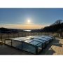 Pooltak 5x10m | Utan skenor | UV-skydd | Flexibel drr