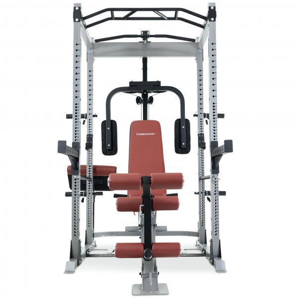 Skivstångsställning med träningsbänk Skivstångsställning med träningsbänk