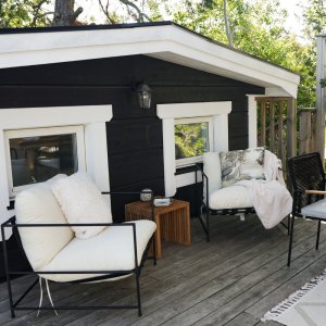 Loungefåtölj i underhållsfritt galvaniserat stål | Fårö Loungefåtölj i underhållsfritt galvaniserat stål | Fårö
