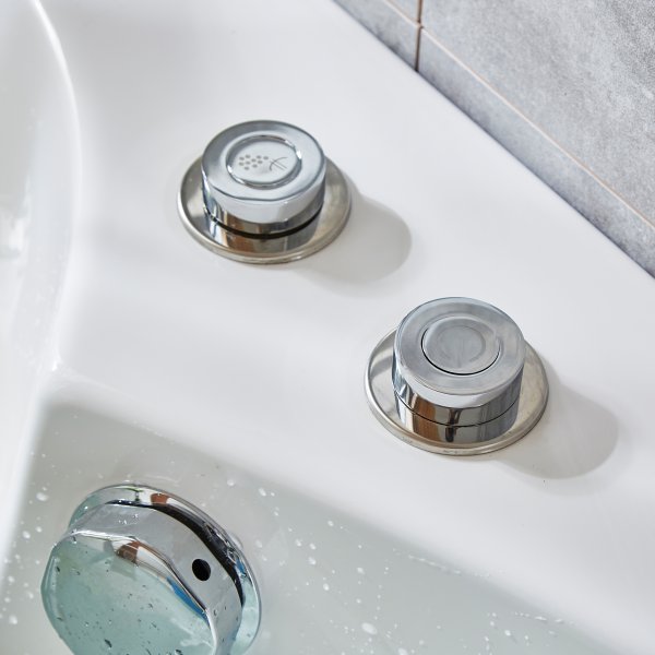 Bubbelbadkar med glasfront & värmare 140x140cm | BK-006V Bubbelbadkar med glasfront & värmare 140x140cm | BK-006V