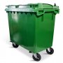 Soptunna/Sopk�rl 660 liter med lock