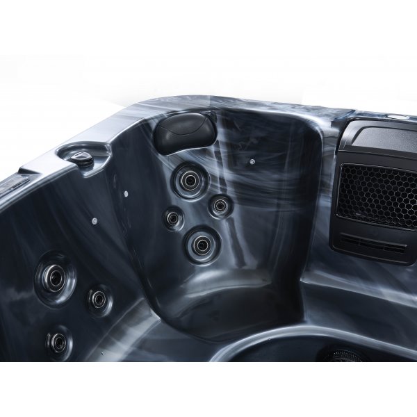 Spabad Zeus Blackline | 190x190cm | 6 personer | Balboa� & Lucite�