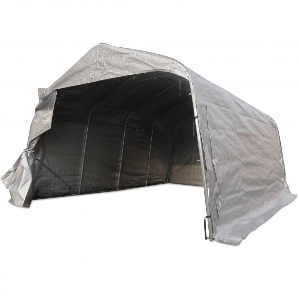 Garagetält 3,6x4,8m | 17,3m² - 500g/m² | PVC - Grå Garagetält 3,6x4,8m | 17,3m² - 500g/m² | PVC - Grå