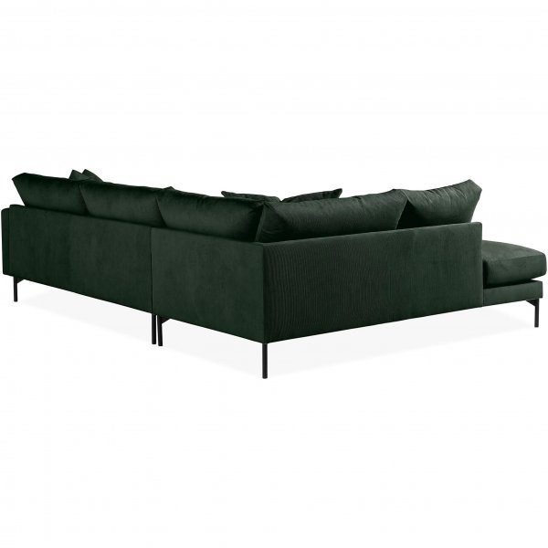 3-sits soffa med sch�slong v�nster | Menard - Gr�n