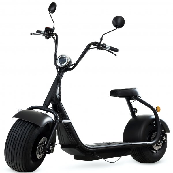 Fatscooter 2000W LG litiumbatteri - 13 Ah | Mattsvart | Lyfco Fatscooter 2000W LG litiumbatteri - 13 Ah | Mattsvart | Lyfco