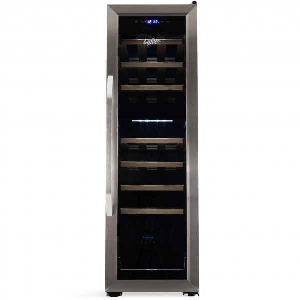 Vinkyl 2 temperaturzoner | 27 flaskor | Tystgende | 35cm bred