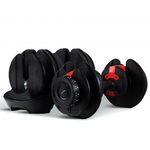 Justerbar hantel 2,5-24kg | 15 viktnivåer | Trekkrunner Justerbar hantel 2,5-24kg | 15 viktnivåer | Trekkrunner