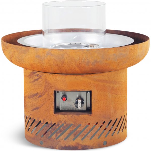 Gasoldriven eldstad i cortenstål | För utomhusmiljö | Dorotea Gasoldriven eldstad i cortenstål | För utomhusmiljö | Dorotea