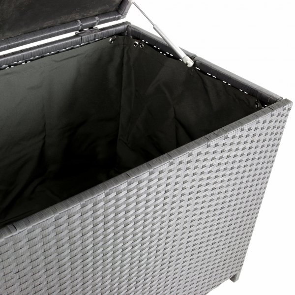 Dynbox i konstrotting till utemöbler | 420L | Svart Dynbox i konstrotting till utemöbler | 420L | Svart