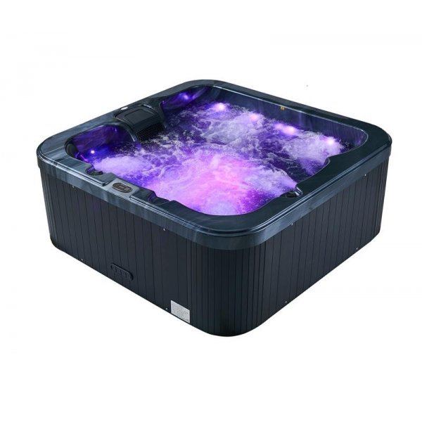Spabad Zeus Blackline Edition – 6 personer | Svart Lucite® Akryl | Balboa® Styrsystem Spabad Zeus Blackline Edition – 6 personer | Svart Lucite® Akryl | Balboa® Styrsystem