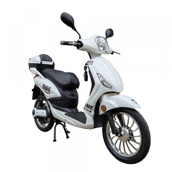 Elmoped 500W | 48V 20Ah batteri | Upp till 45 km rckvidd | Moped klass 2 | Tyst & kompakt fr stadskrning