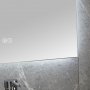 Badrumsspegel | LED-belysning | Anti-fog & touch-styrning | Rektangulr