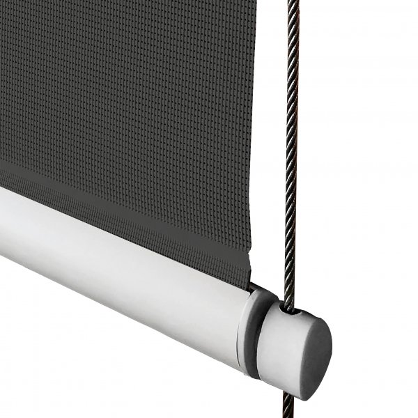 Motorstyrd vertikalmarkis 5x2,5m | Trdls fjrrkontroll | Metalcraft