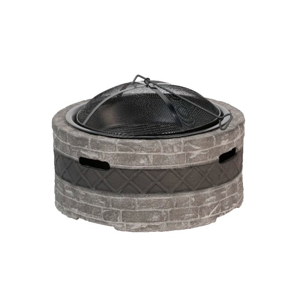 Eldstad med grillfunktion & gnistskydd | Ø89 cm | Eldfat för trädgård & uteplats | Bergslågan Eldstad med grillfunktion & gnistskydd | Ø89 cm | Eldfat för trädgård & uteplats | Bergslågan