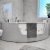 Bubbelbadkar med glasfront & vrmare 140x140cm | BK-006V