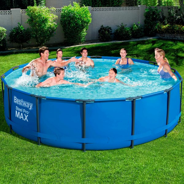 Ovanmarkpool 4,3m diameter | Bestway Steel Pro MAX (56444) Ovanmarkpool 4,3m diameter | Bestway Steel Pro MAX (56444)