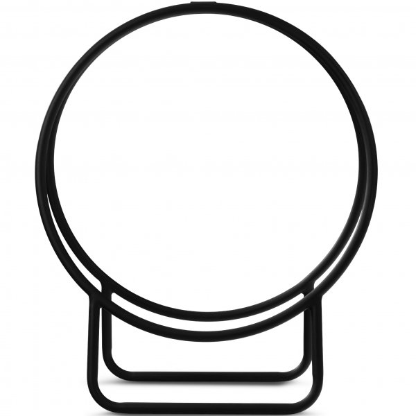 Vedställ i svart kolstål | Cirkelformad Vedställ i svart kolstål | Cirkelformad