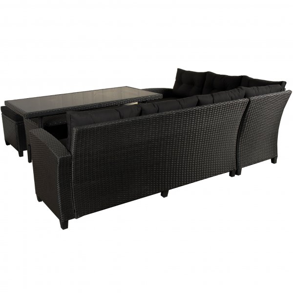 Exklusiv loungegrupp | Konstrotting | Tanumshede - Svart - FYNDVARA Exklusiv loungegrupp | Konstrotting | Tanumshede - Svart - FYNDVARA