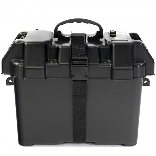 Bärbar batterilåda | 12V uttag | USB-port Bärbar batterilåda | 12V uttag | USB-port