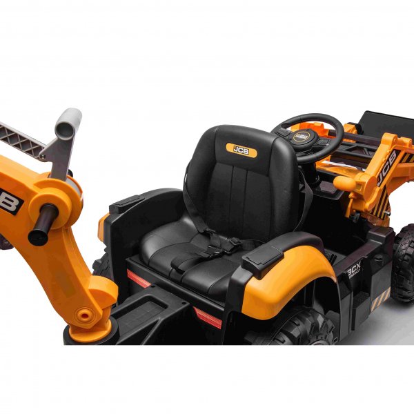 Traktor f�r barn med 2 gr�vskopor | JCB