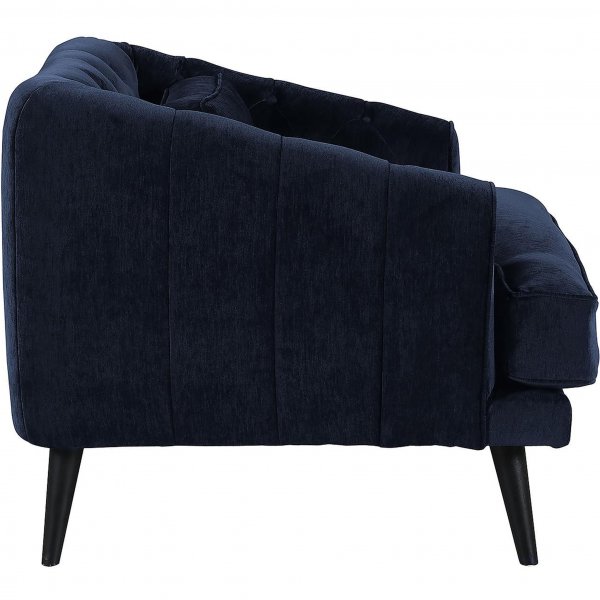 Elegant textilfåtölj | Mörkblå | Celeste Elegant textilfåtölj | Mörkblå | Celeste