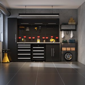 Garageinredning | Komplett förvaringssystem | Extra hög Garageinredning | Komplett förvaringssystem | Extra hög