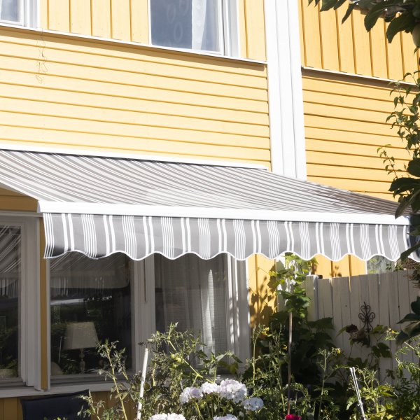 Terrassmarkis 3x2,5m | Elektrisk motor & fjärrkontroll | Metalcraft Terrassmarkis 3x2,5m | Elektrisk motor & fjärrkontroll | Metalcraft