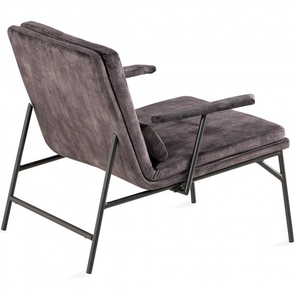 Fåtölj i brun sammet | Versoix Fåtölj i brun sammet | Versoix