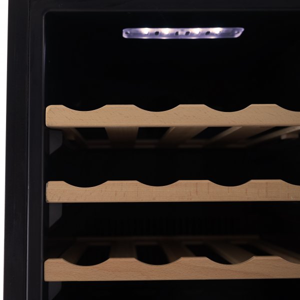 Vinkyl 2 temperaturzoner | 36 flaskor | Tystgende | 42cm bred