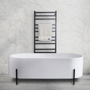 Badkar med ben 170cm | Helgjutet i akryl | Runda kanter