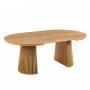 F�rl�ngningsbart runt matbord 120�200 cm i ek med plats f�r 4�10 personer | Crossby