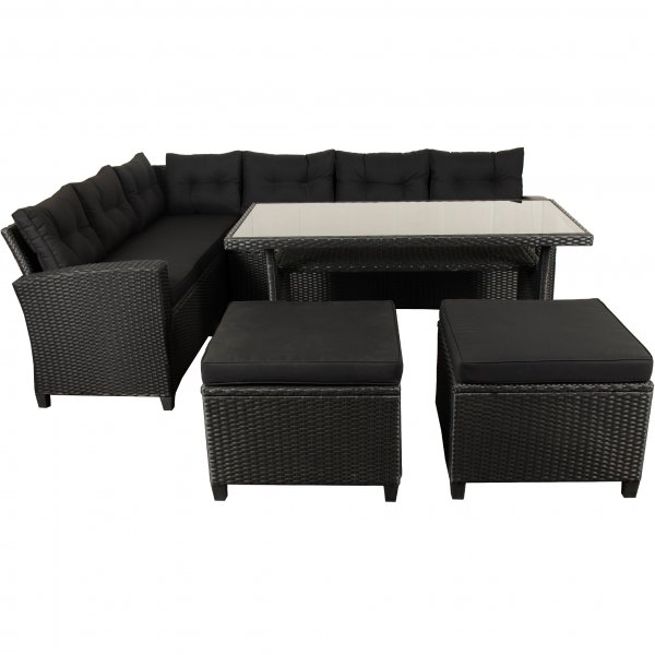 Exklusiv loungegrupp | Konstrotting | Tanumshede - Svart