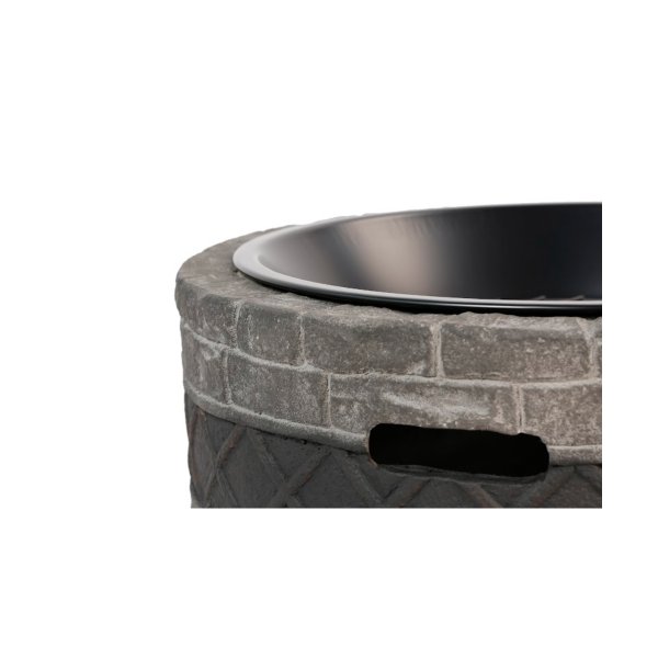 Eldstad med grillfunktion & gnistskydd | Ø89 cm | Eldfat för trädgård & uteplats | Bergslågan Eldstad med grillfunktion & gnistskydd | Ø89 cm | Eldfat för trädgård & uteplats | Bergslågan