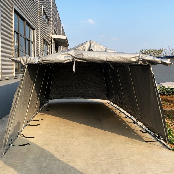 Garagetält 2,7x5,1m | 13,7m² - 200g/m² | PE - Grå Garagetält 2,7x5,1m | 13,7m² - 200g/m² | PE - Grå