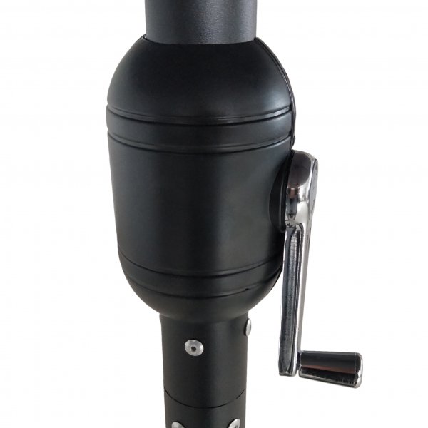 Klassiskt parasoll 3,5m med vev | Inklusive parasollfot | Antracitgrå Klassiskt parasoll 3,5m med vev | Inklusive parasollfot | Antracitgrå