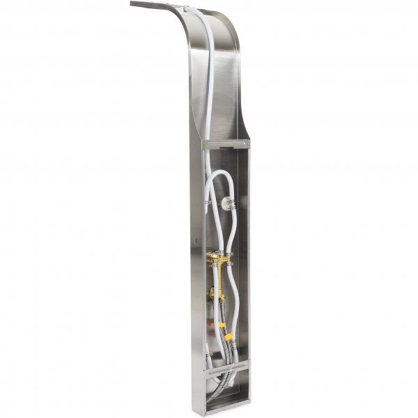 Duschpanel med massage-jets | Borstat rostfritt st�l