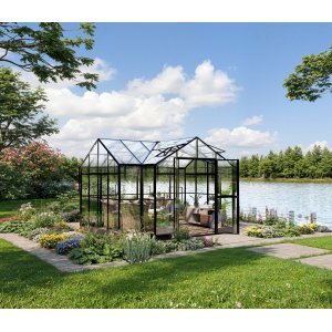 T-format växthus 11,6 m² | 4 mm säkerhetsglas | 5 års ramgaranti T-format växthus 11,6 m² | 4 mm säkerhetsglas | 5 års ramgaranti