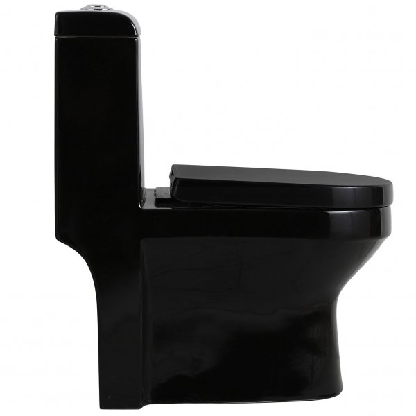 Golvstående toalett | Svart | P-lås Golvstående toalett | Svart | P-lås
