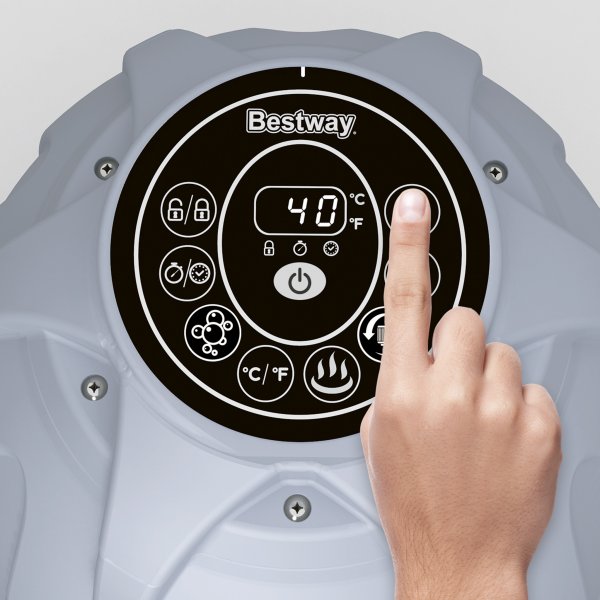 Uppblåsbart spabad med LED-belysning för 4-6 personer - Bestway Lay-Z-Spa Paris AirJet (54148) Uppblåsbart spabad med LED-belysning för 4-6 personer - Bestway Lay-Z-Spa Paris AirJet (54148)